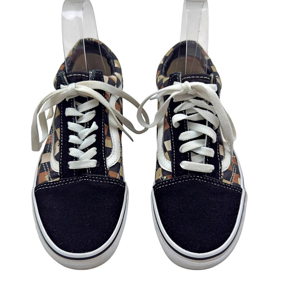 Vans Old Skool Camo Checkerboard Desert Sneaker